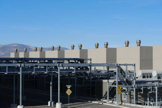 Backup generators up close