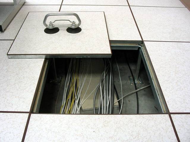 The raised floor
