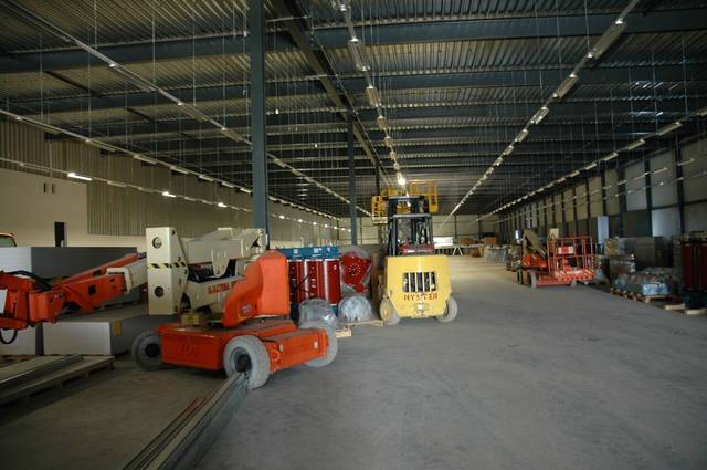 A data hall during fit-out