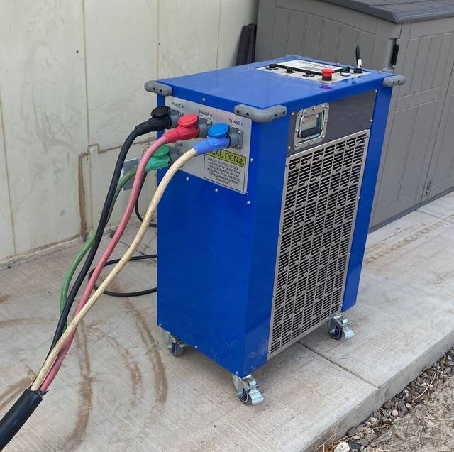 Load bank for commissioning