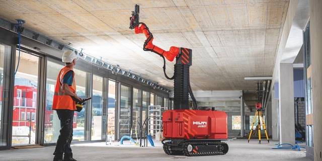 A drilling robot
